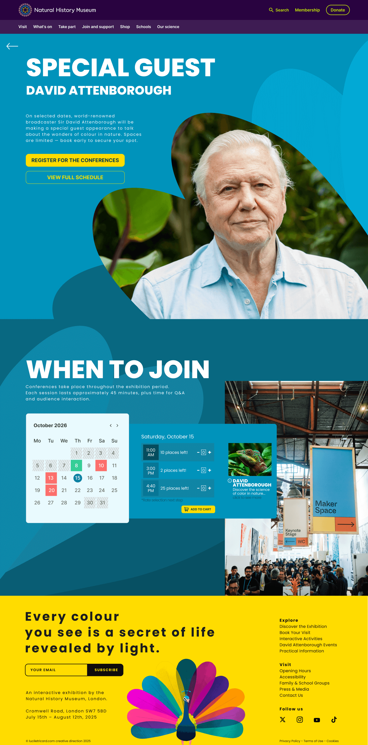 Website SPECIAL guest David Attenborough